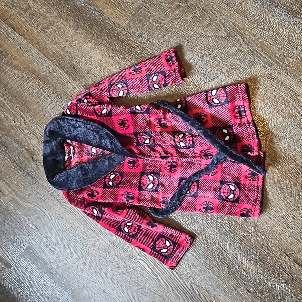 Marvel Red and Black Spider-Man Kids Robe